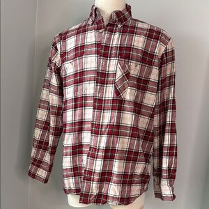 Backpacker cotton Flannel classic Casual Shirt XL EUC